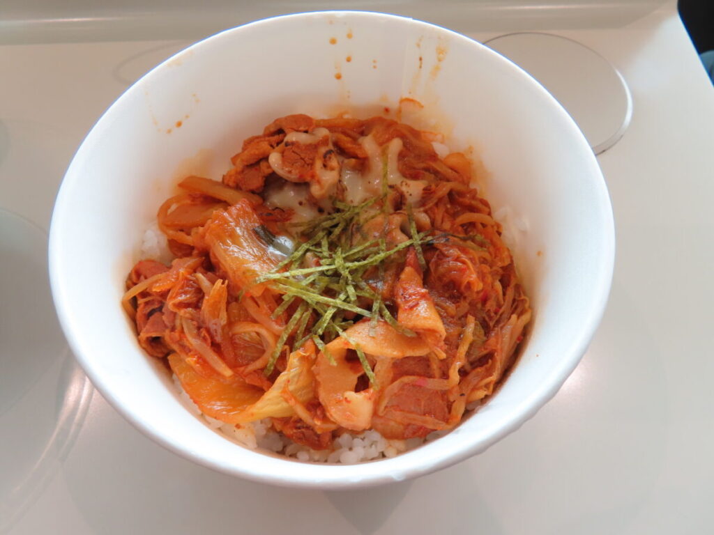 豚キムチ丼
